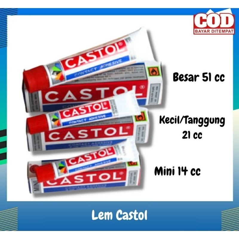 

Lem Castol 14/21 ccm original lem castol/glue castol serbaguna