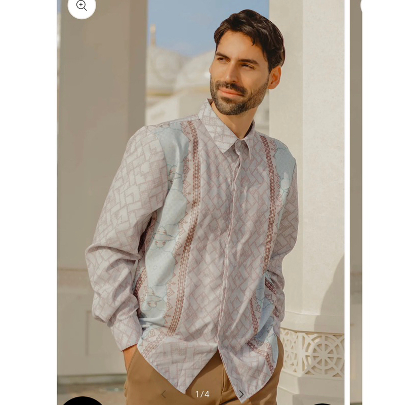 Festive Pleated dress dan Festive men shirt by Benang jarum