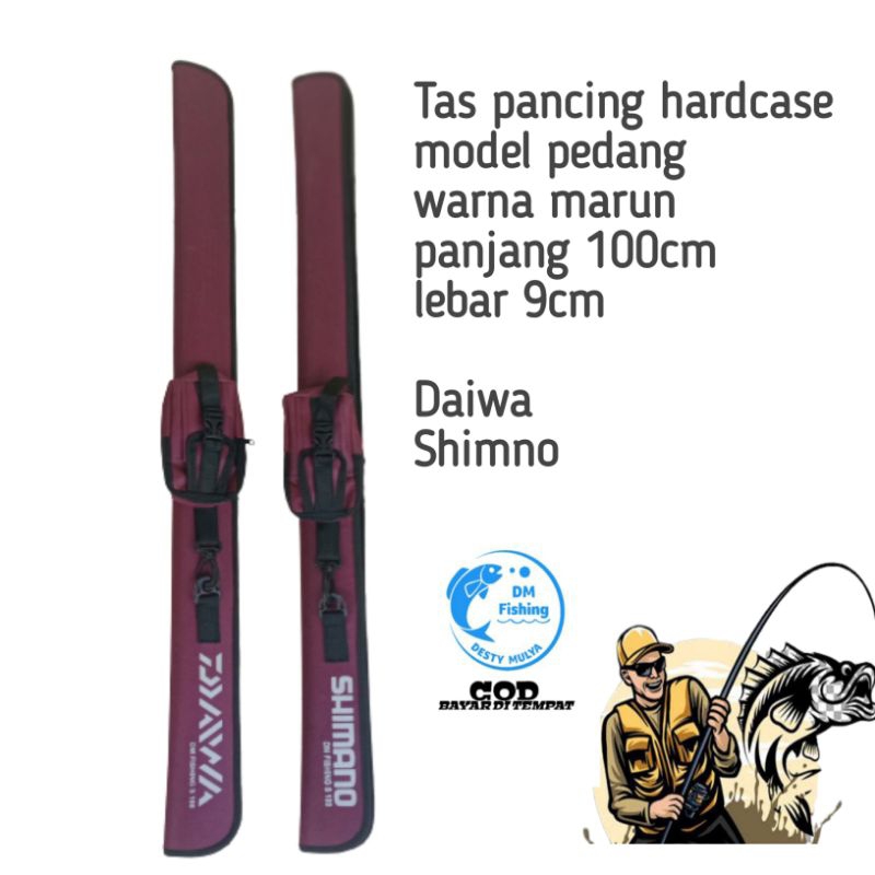 TAS PANCING SHIM@NO DA!WA DAN SAS*ME  HARDCASE MODEL PEDANG WARNA VARIASI  PANJANG 100CM