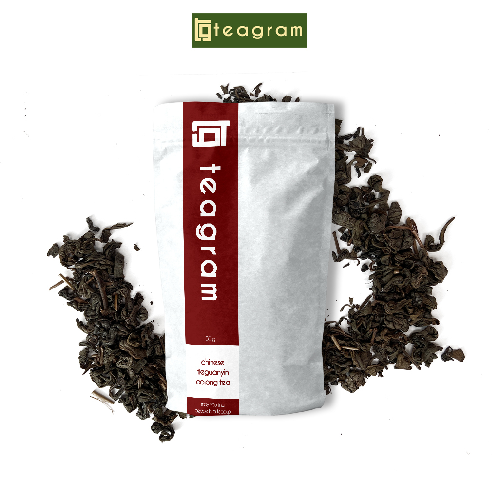 

TEAGRAM Teh Oolong Single Origin CHINESE TIEGUANYIN Kemasan 50gr Teh Import Asli Olahan Kebun Teh Cina Teh Seduh Rumahan Teh Seduh Kafe Daun Teh Seduh Oolong Asli Bukan Teh Bunga Mix Tea Blend Minuman Teh Sehat