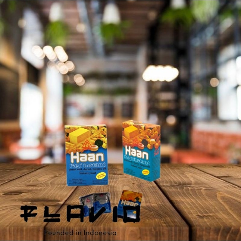 Ragi sachet pengembang roti/donut/kue Haan ragi instant sachet original