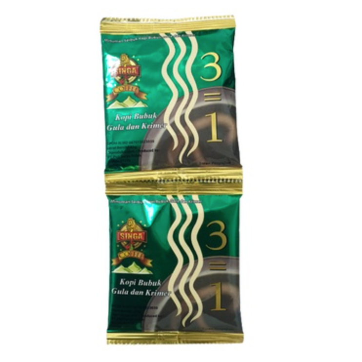 

Kopi Bubuk Singa 3 In 1 isi 10 Sachet / bendit