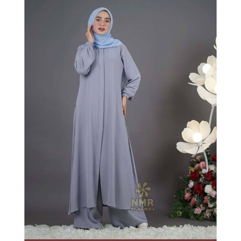 Gamis Premium Terbaru | baju Muslim Wanita | Gamis Premium | Set NMR