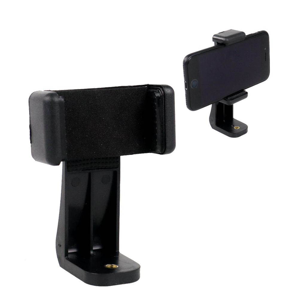 AIEACH Smartphone Clip Bracket Holder Mount Tripod Monopod - F360 - Black