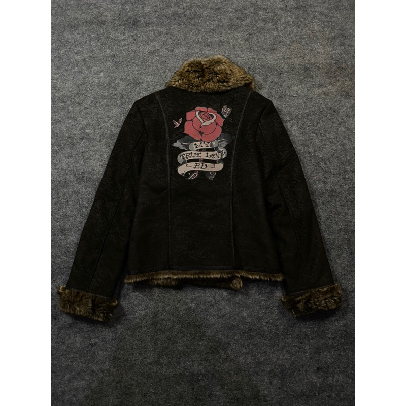 JACKET BULU ED HARDY SIZE XS FIT M