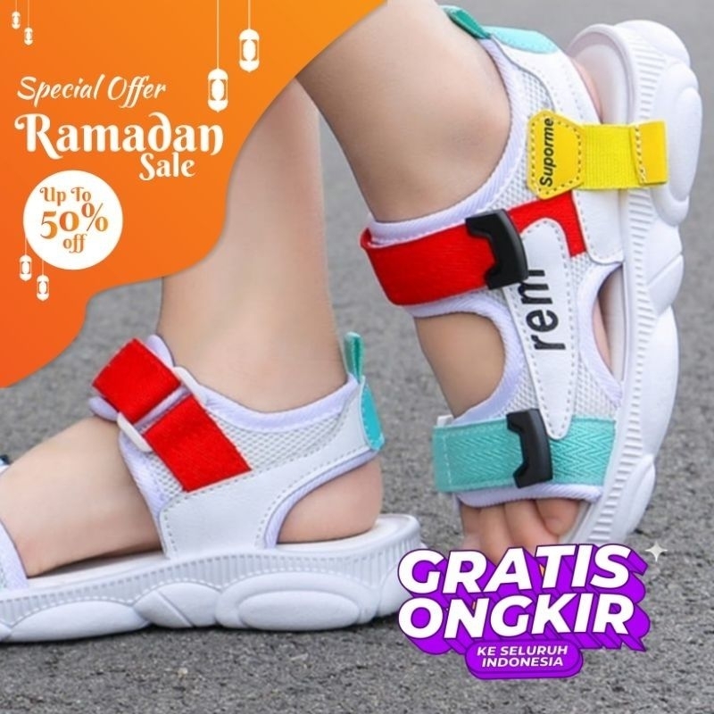 sendal anak perempuan usai 3 4 5 6 7 8 9 10 11 12 tahun sendal gunung anak cewek perempuan warna Pin