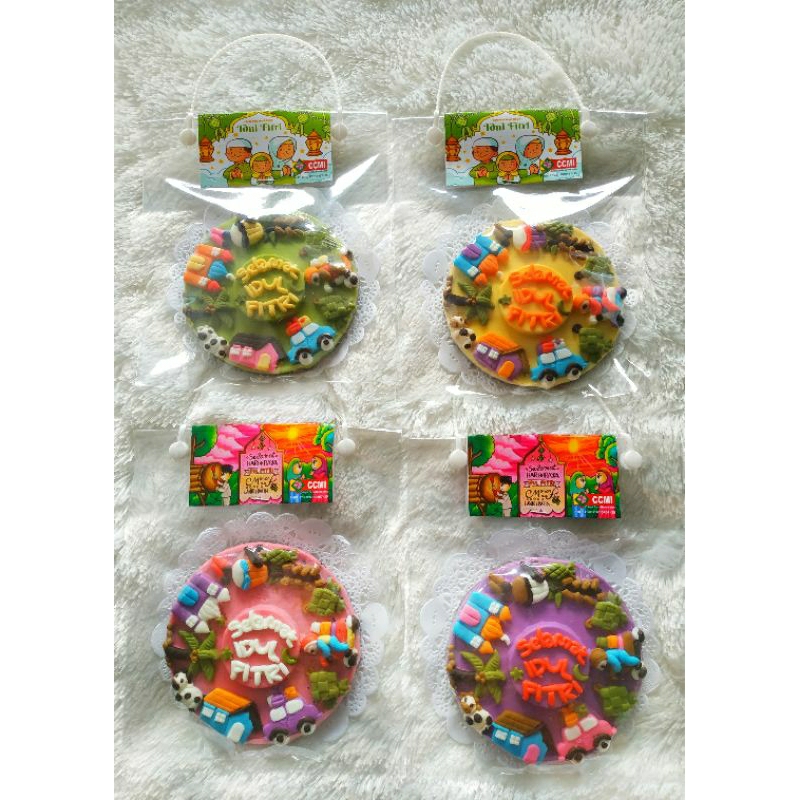 

CCMI Chocolate / Coklat Karakter Edisi Lebaran / Coklat Big Round Card Selamat Idul Fitri