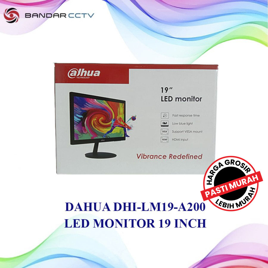 DAHUA DHI LM19 A200 LED MONITOR 19 INCH HDMI VGA