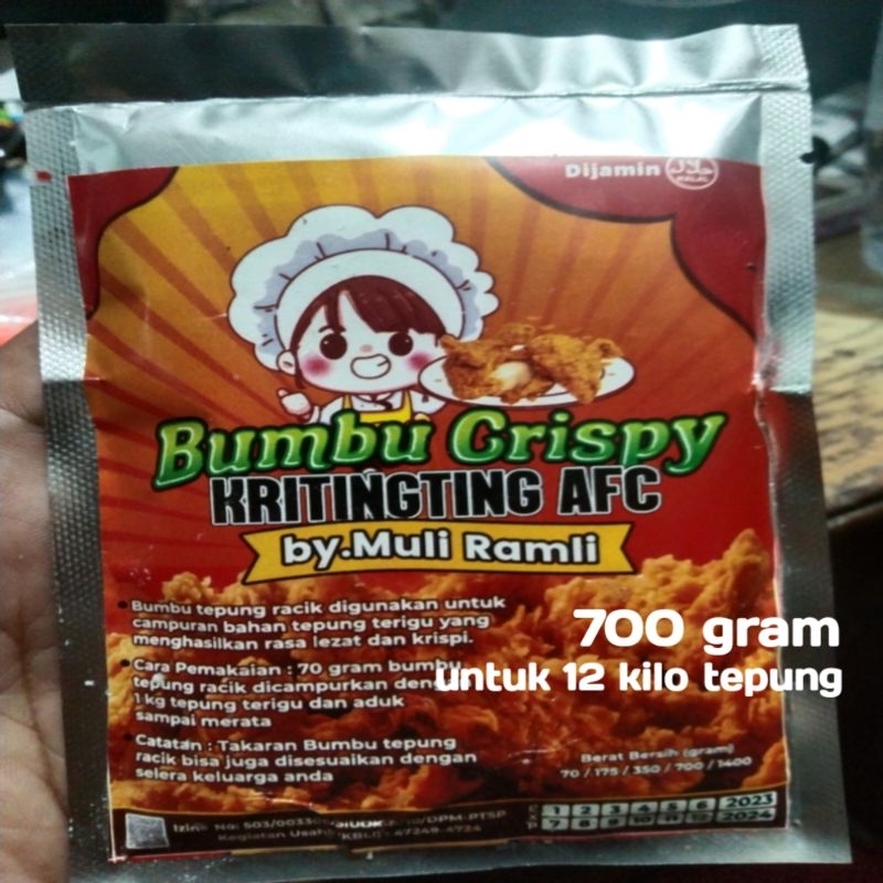 Tepung bumbu biang fried chicken 700 gr