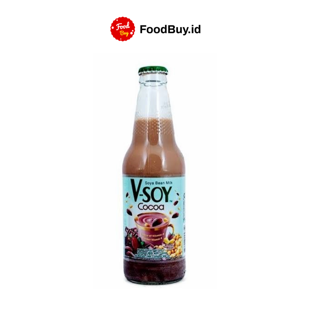 

V-Soy Susu Kedelai Soy Bean Cocoa Botol 300 ml