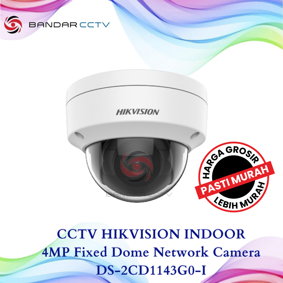 Hikvision DS-2CD1143G0E-I 4MP Fixed Dome Network Camera