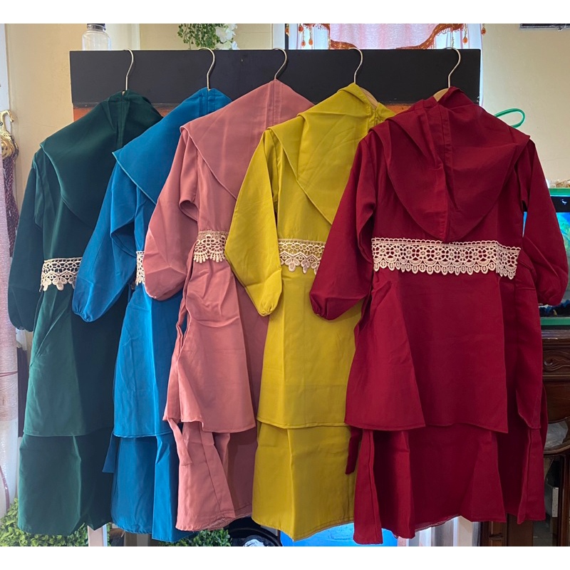 Gamis anak renda