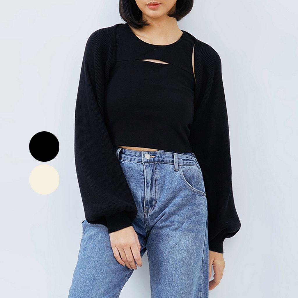 ODIVA Vezia Balero Cardigan Rajut - 2 Warna