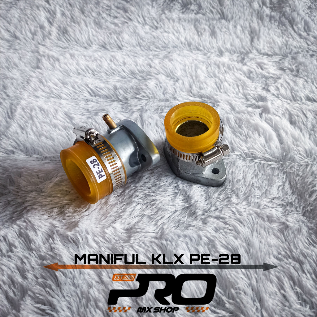INTAKE KLX PE28 MANIFUL KARBU KLX150 ORIGINAL MANIFOLD
