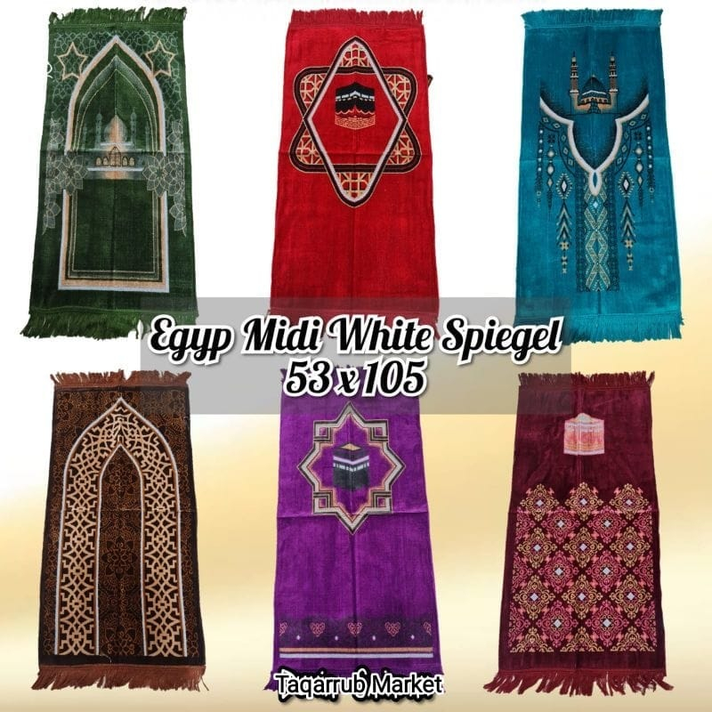 (1 KODI) Sajadah Turkey Midi Murah / Sajadah Midi Turki / Sajadah Bulu Midi / Sajadah Egyp / Sajadah Turkiye 20 Sajadah Velvet Midi PCS