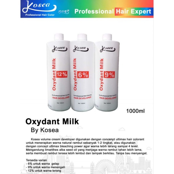 𝐑𝐀𝐃𝐘𝐒𝐀 - Kosea Oxydant Milk 1000ml Hair Developer for Coloring