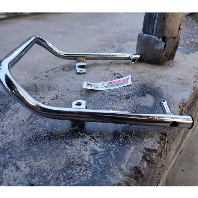 Begel jok belakang honda gl pro/ gl max model bulat - pegengan jok belakang honda gl pro / gl max mo