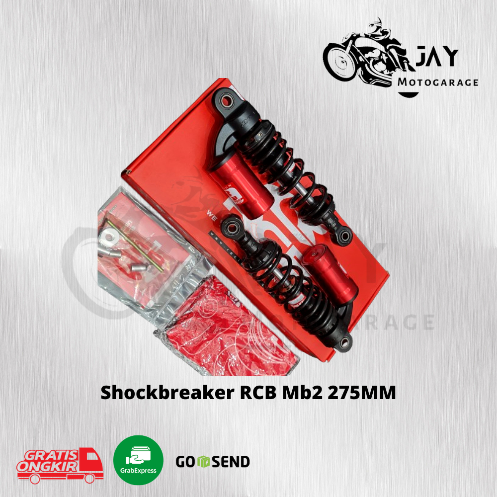 Shock Tabung RCB MB 2 Premium Black Series 275mm Bebek UNIVERSAL