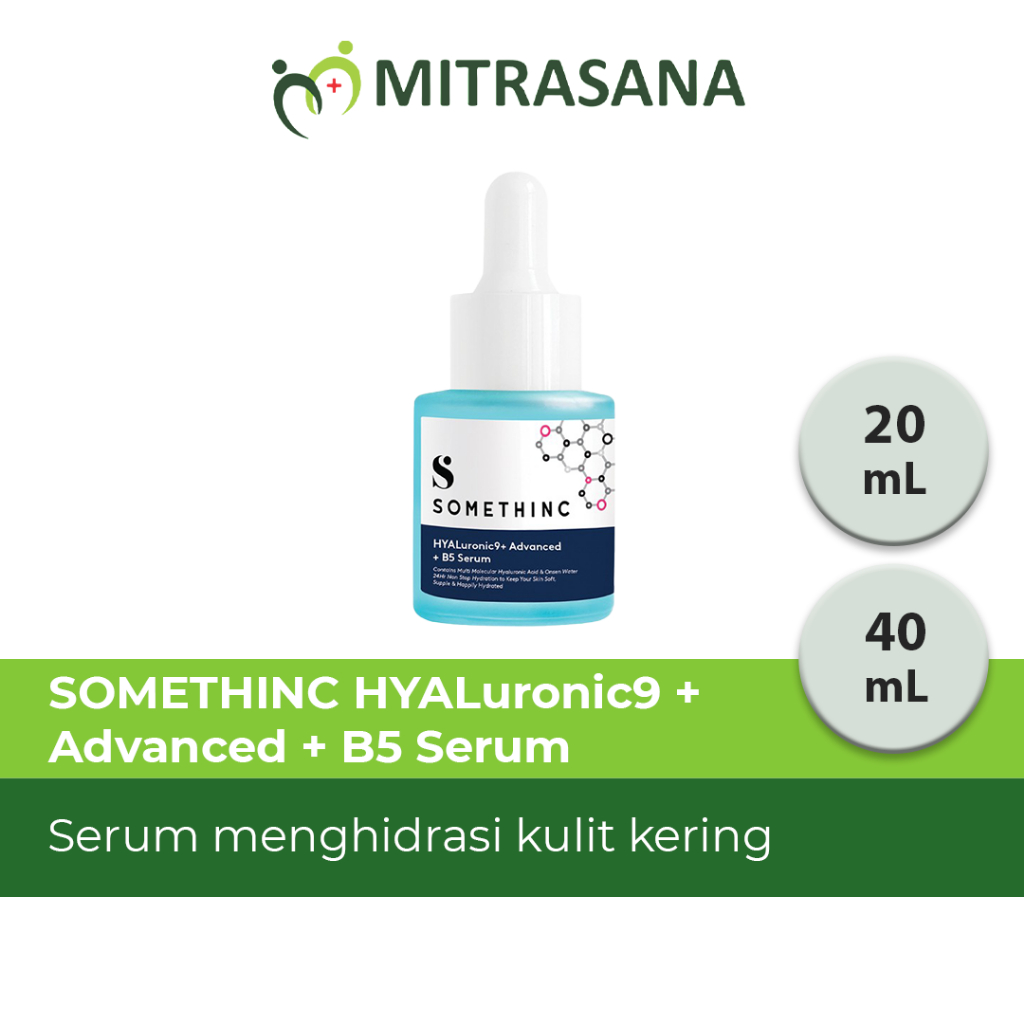 SOMETHINC HYALuronic 9+ Advanced + B5 - Serum Menghidrasi Kulit Kering - 20 Ml