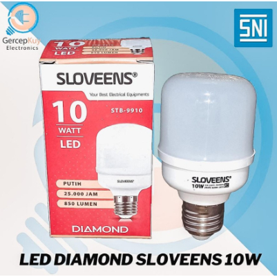 Lampu LED Capsule Diamond Sloveens 10Watt PUTIH