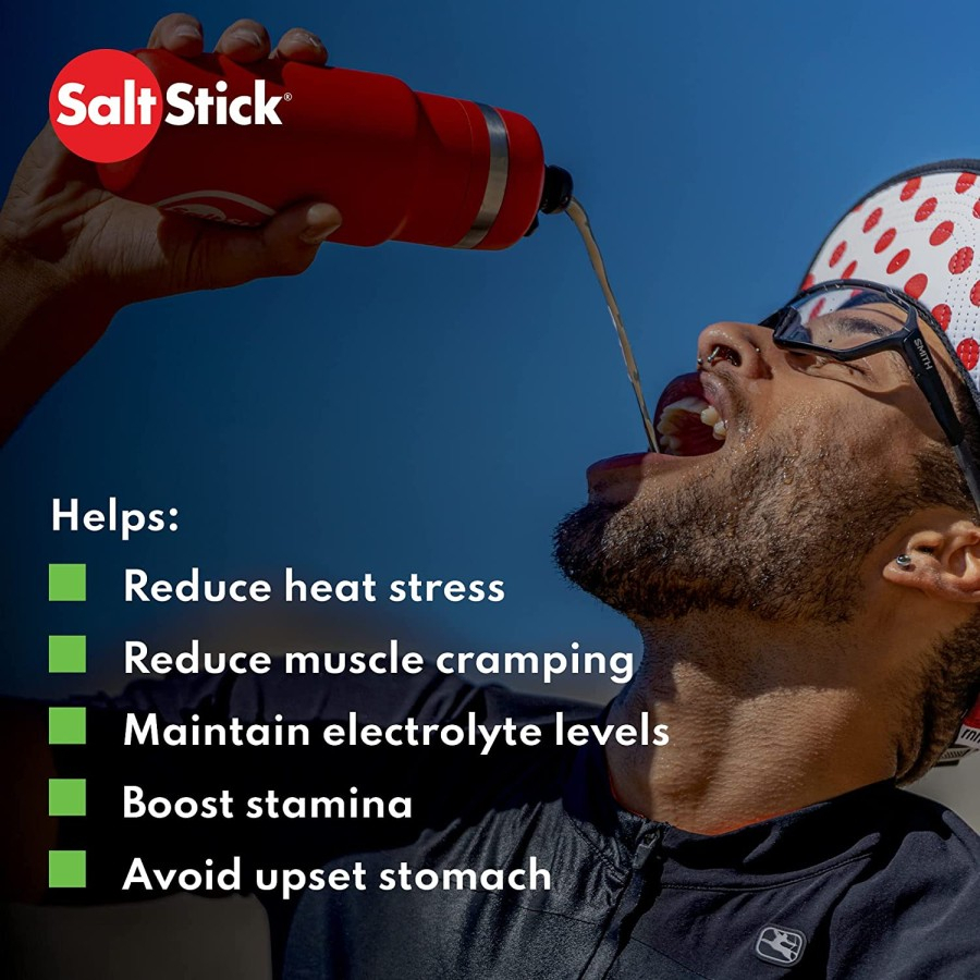 SaltStick DrinkMix Electrolyte Replacement Mix Powder lari sepeda kram