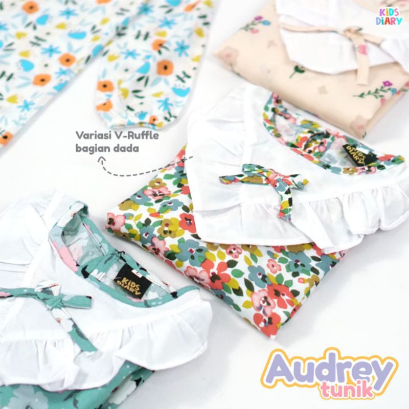 Baju Tunik Anak Baju Gamis Lebaran Audrey Tunik