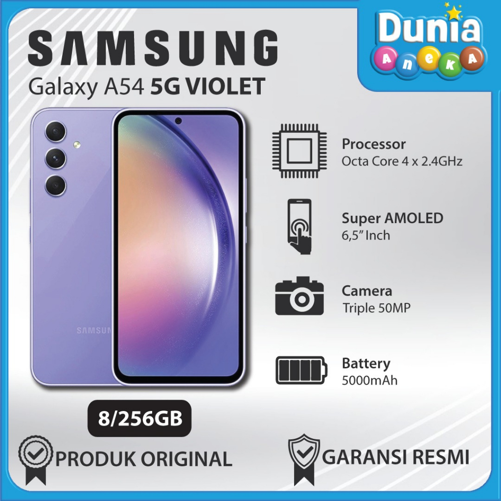 SAMSUNG GALAXY A54 5G GARANSI RESMI ORIGINAL