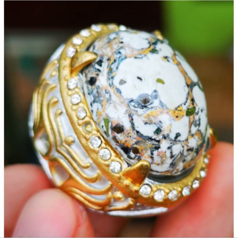 batu akik pirus putih Sulawesi size jumbo