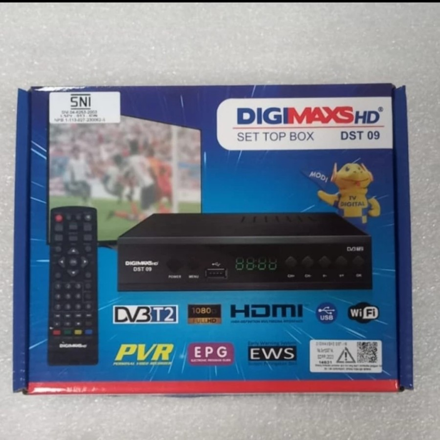 Set Top Box Digimaxs/STB Digimax DST 09 Receiver TV Digital Harga Untuk 1 Dus