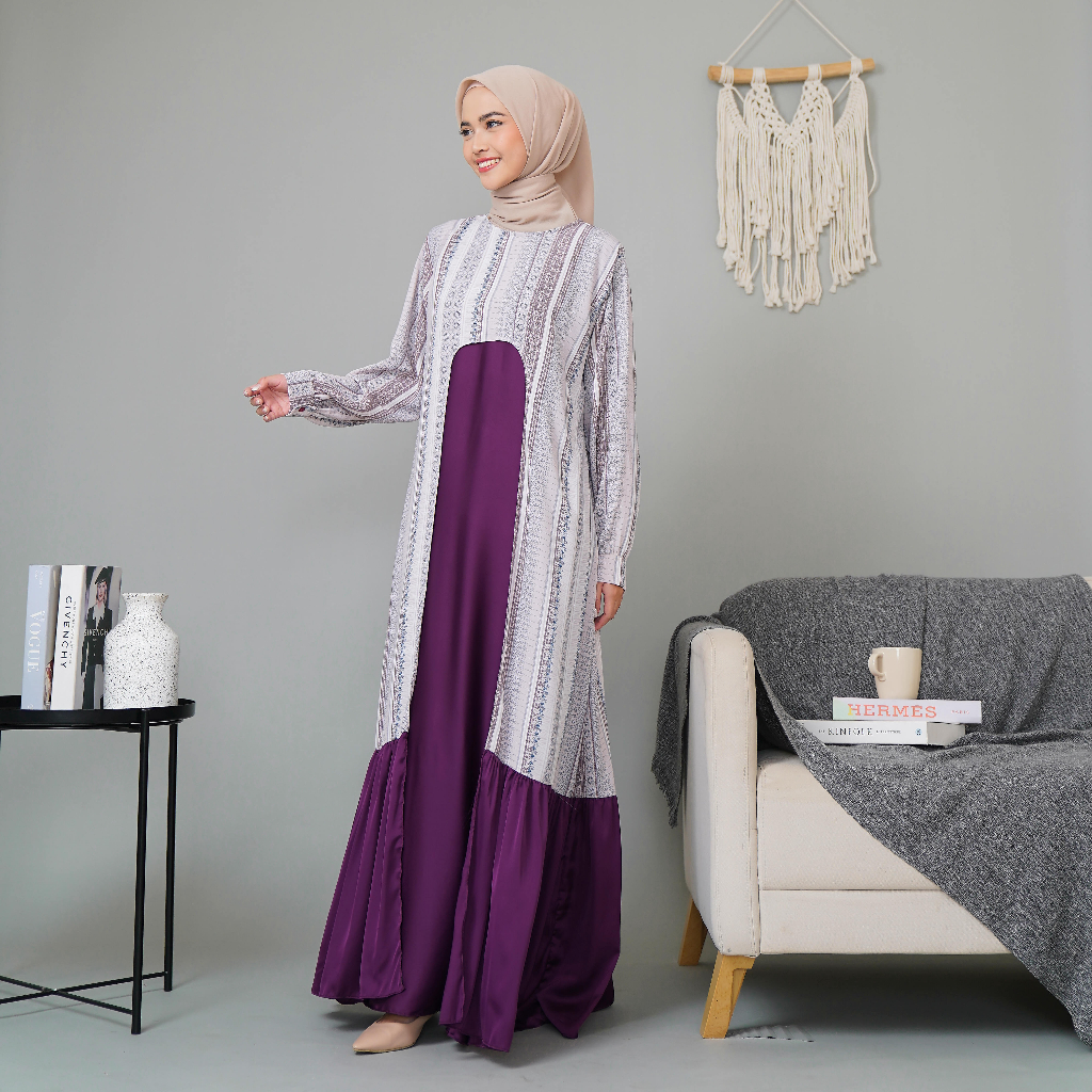 Mikha Dress Silk Premium Raya Series Dress Lebaran