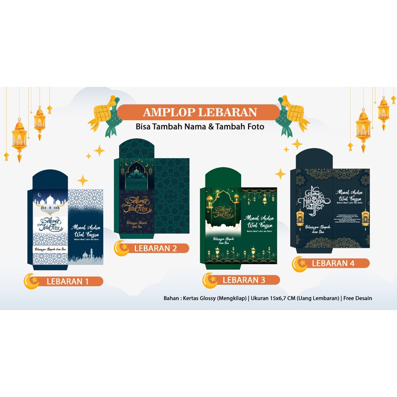 

Amplop Lebaran | Amplop THR Custom Foto/Tulisan