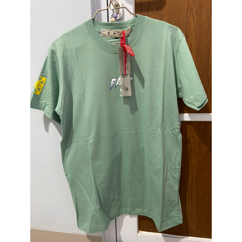 Off-White T-Shirt Green