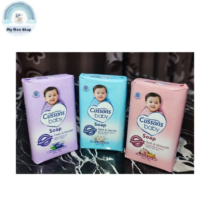 Cussons baby soap 75gr / Cussons sabun batang / Sabun bayi / Sabun batang