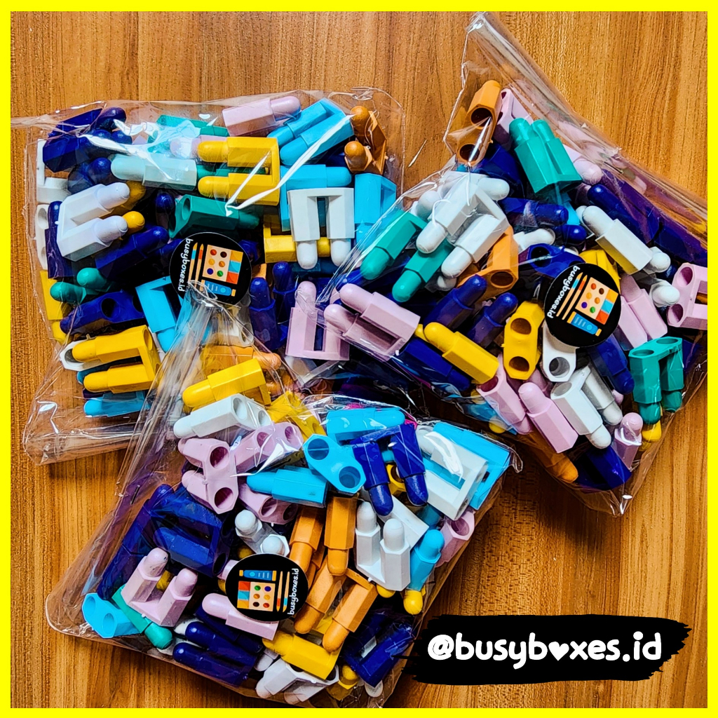 [busyboxes.id] Mainan Edukasi anak sensory sorting color manik rocket