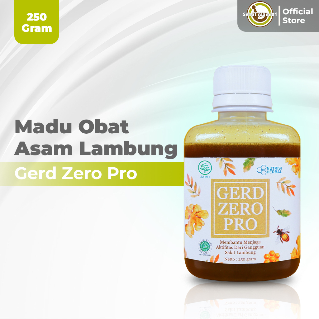 Gerd Zero Pro Madu Herbal Alami Asam Lambung
