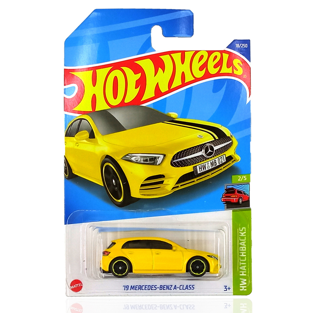 Hot Wheels 19 Mercedes-Benz A-Class Kuning HW Hatchback