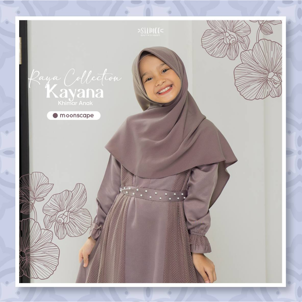 Kayana Khimar Kids Sarimbit Lebaran 2023 by Shuvaye | Silmee