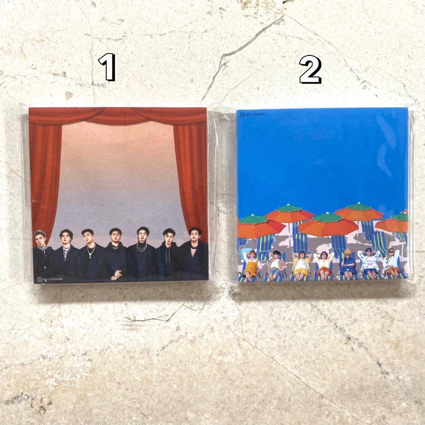 

[READY] MEMOPAD BTS FANMADE DADDY STICKERLAND BUTTER PROOFSTICKY NOTES