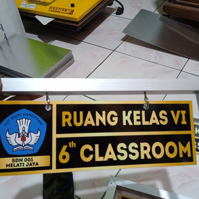 

Plang Ruang/Kelas 12cm x 25cm