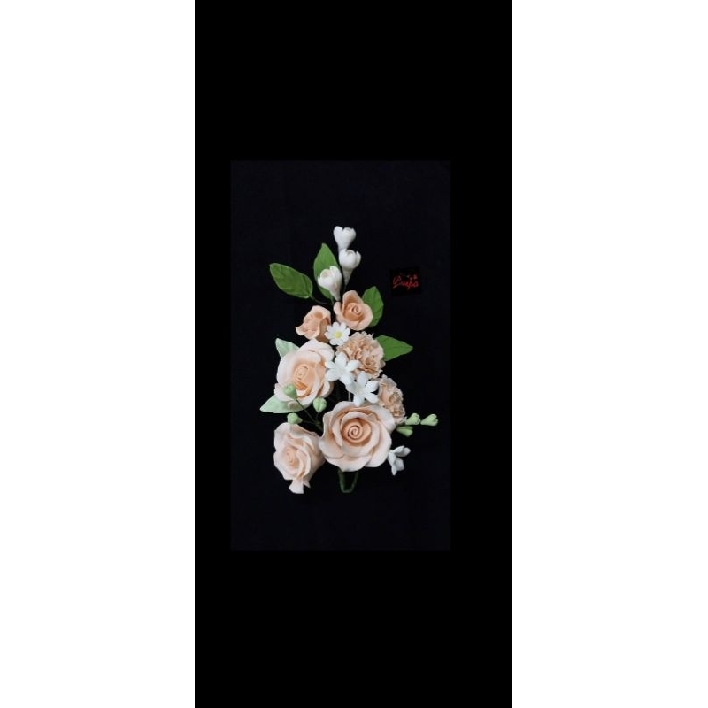 

(524/PRRMIX1)Gumpaste Flower Sugar Flower/Bunga Gumpaste Rose Carnation