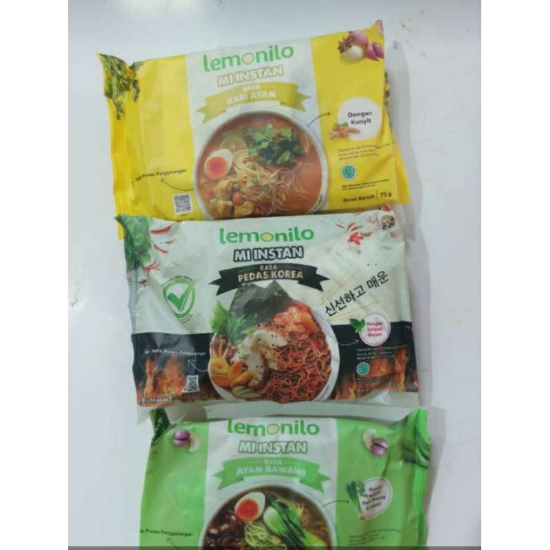 

Paket Mie Lemonilo Goreng,Kari ayam dan Pedas korea