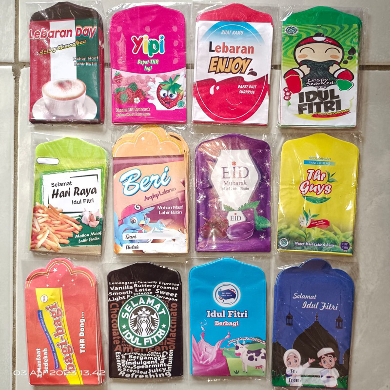 

Amplop Lebaran Karakter Lucu Unik isi 10pcs