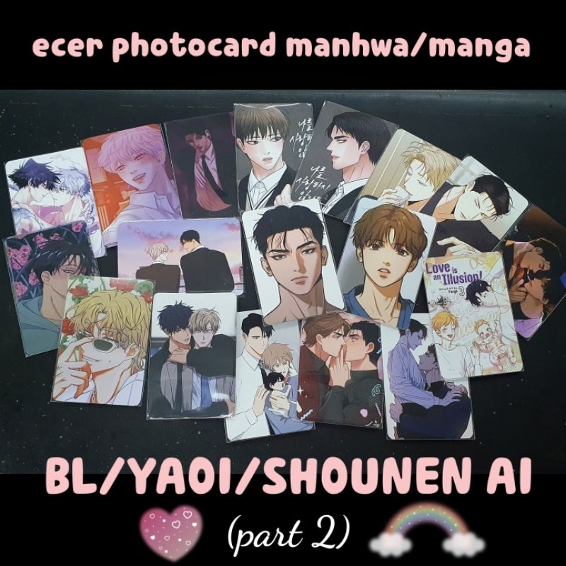 ecer photocard manhwa/webtoon bl/yaoi/boys love part 2