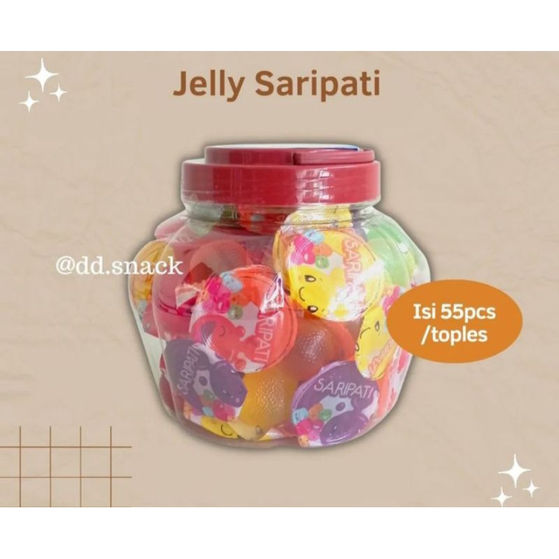 

Jelly Saripati jelly buah isi 55pc 550gr