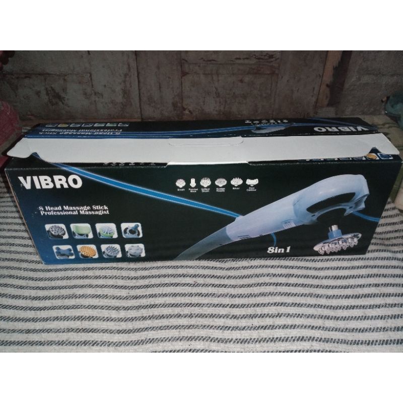 VIBRO 8 Head Massage Stick Professional Massagist / Alat Pijat Elektrik