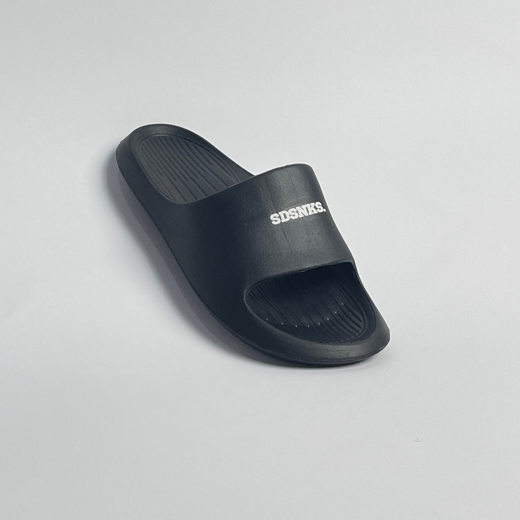 SIDSNEAKS - Sandal Slide Pria Cleon Neo Black