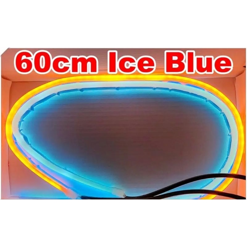 Lampu Led Alis 60cm Ice Blue, Sepasang