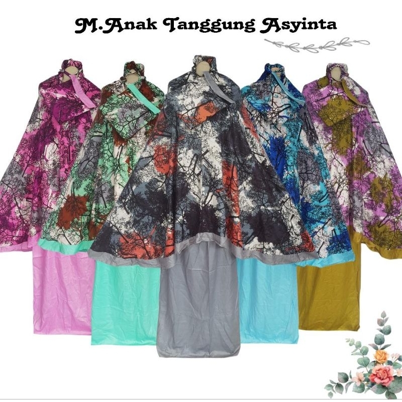 7-12 Tahun MUKENA ANAK MOTIF RAYON BALI MURAH