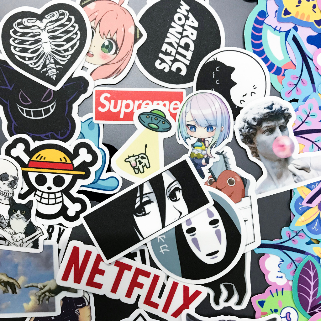 

Tumblr Sticker VINYL Custom Doff High Quality / Aesthetic / Anti Air / Laptop / Binder / Buku / Hp / Diary