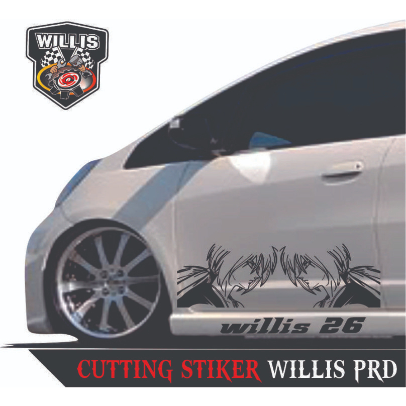stiker mobil samurai x cutting stiker pintu mobil 4H